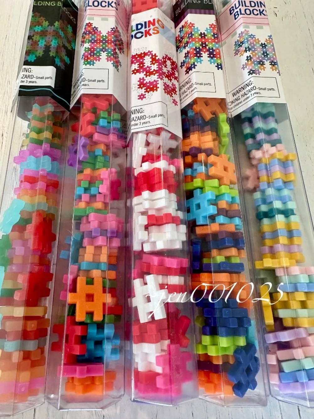 5 Sets Target Hashtag Building Blocks Multicolor Butterfly